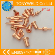 PT31 Plasma cutting spare parts nozzle and electrode